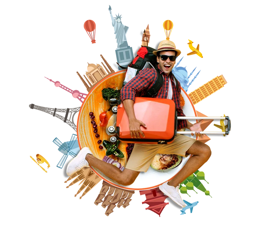 Descubre el mundo a través de sus <span>Comidas y Viajes</span>.